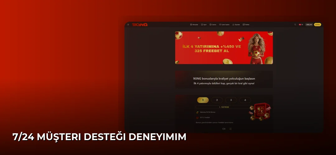7/24 Müşteri Desteği Deneyimim